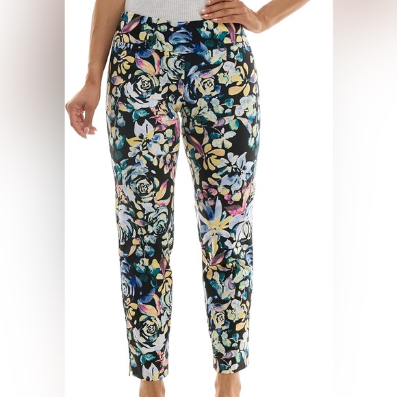 Zac & Rachel Pants - Zac & Rachel Multicolor Floral Pants